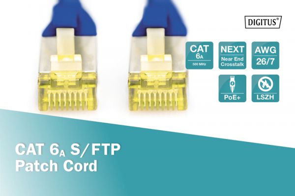 Digitus - CAT 6a S-FTP, 1, AWG 26/7   DK-1644-A-010/B -  5