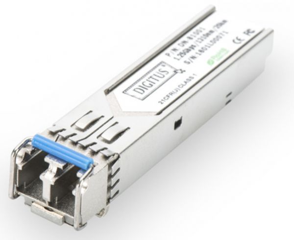 Digitus 1.25 Gbps SFP, 20km, SM, LC Duplex, 1000Base-LX, 1310nm DN-81001 -  1