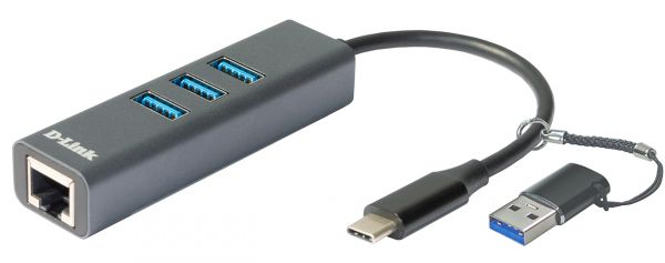   D-Link DUB-2332 1xGE, 3xUSB-C, USB-C   USB-C/USB-A DUB-2332 -  1