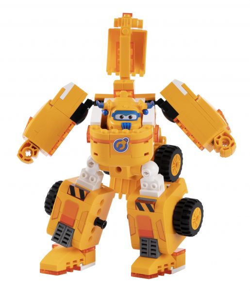 Super Wings - Small Blocks 2-in-1 Buildable Transforming Vehicle Donnie,  EU385007 -  1