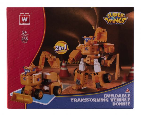 - Super Wings Small Blocks 2-in-1 Buildable Transforming Vehicle Donnie,  EU385007 -  20