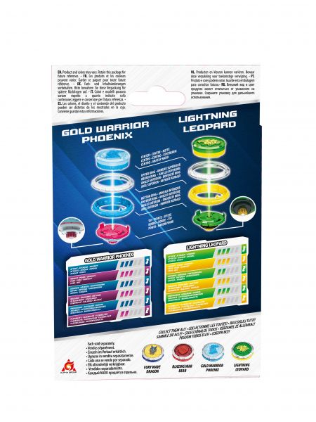 Infinity Nado  VI Starter Nado Pack - Gold Warrior Phoenix vs Lighting Leopard EU654197 -  4