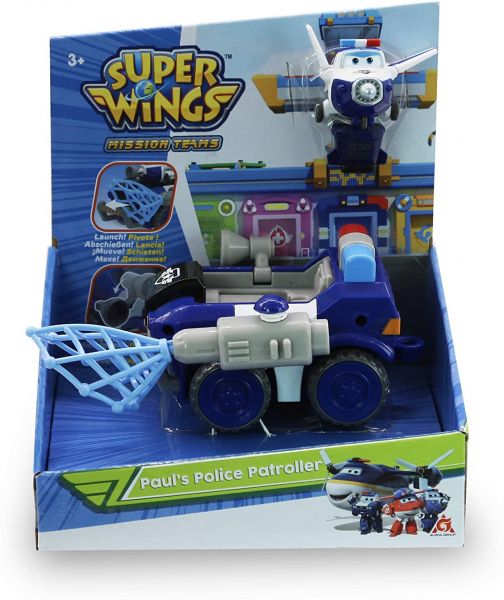   Super Wings Mission Teams Paul's Police Rover,    EU730841 -  12