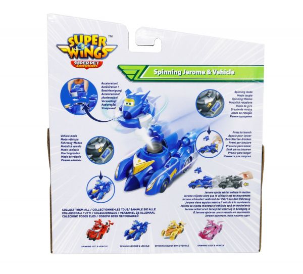   Super Wings Spinning Vehicle  (Jerome) EU770330 -  15