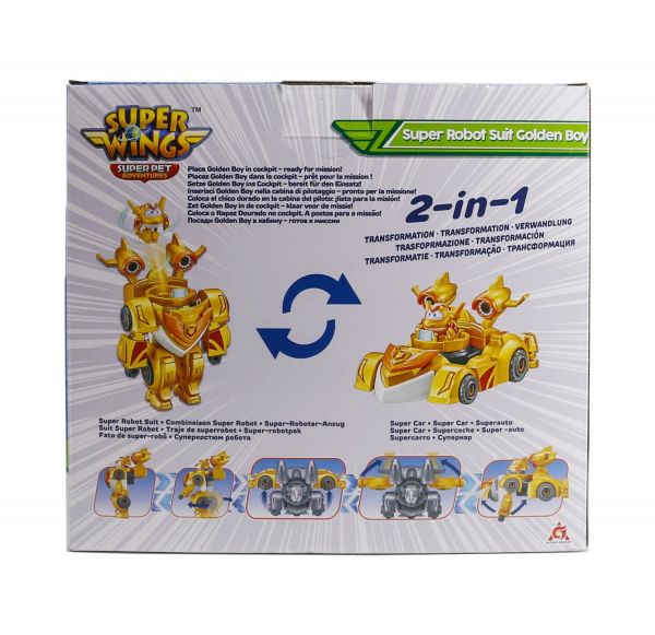 Super Wings   Super Robot Suit   (Golden Boy) EU770352 -  5