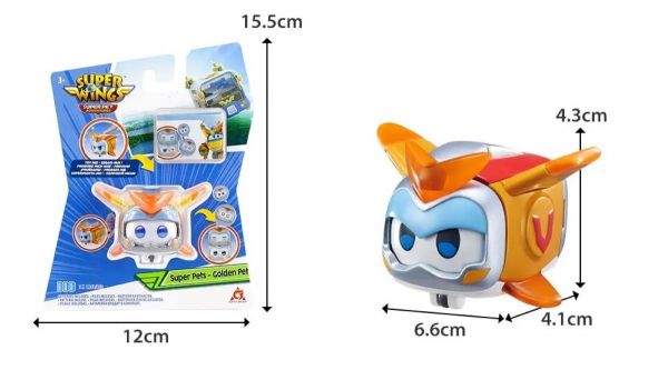 Super Wings   Super Pet    (Golden Boy pet),  EU770431 -  9