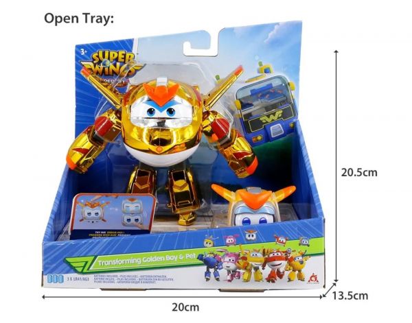 Super Wings   Transforming     (Golden Boy & Pet) EU770441 -  10