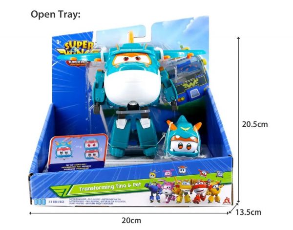   Super Wings Transforming    (Tino & Pet) EU770447 -  9