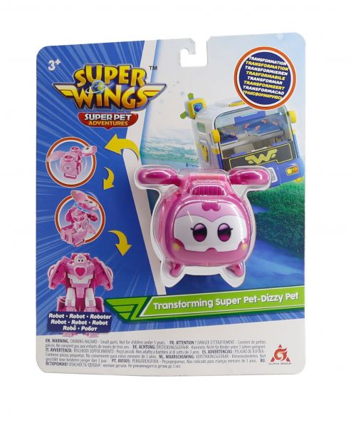 Super Wings  - Transforming Super Pet ĳ  (Dizzy Pet) EU770642 -  7