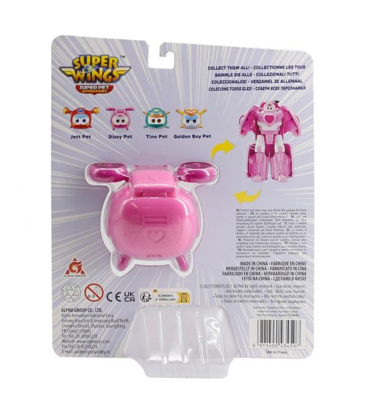 Super Wings  - Transforming Super Pet ĳ  (Dizzy Pet) EU770642 -  8