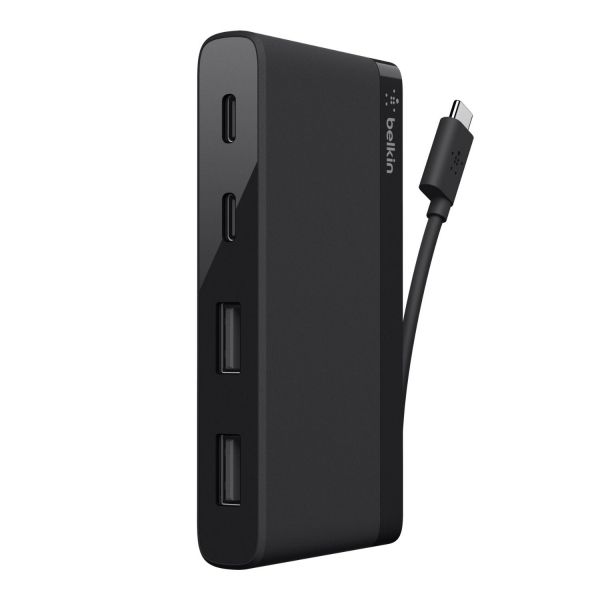 USB  Belkin USB 3.0, 2USB, Travel Hub 2USB-C , Black F4U090btBLK -  1