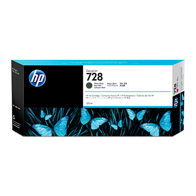 HP  HP No.728 DesignJet T730/T830 Matte Black 300 ml F9J68A -  1