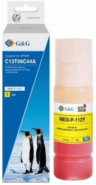 G&G     Epson L15150/15160 Yellow pigm G&G-C13T06C44A -  1