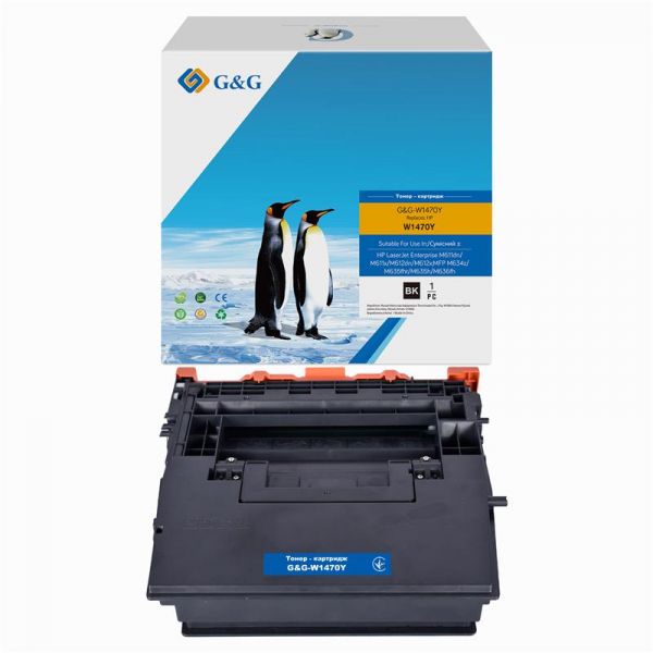 G&G   HP 147Y LJ MFP M611/M612/M635/M636 Black (42 000) G&G-W1470Y -  1