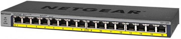  NETGEAR GS116PP  16x1GE PoE+(183), FlexPoE,  GS116PP-100EUS -  2