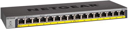  NETGEAR GS116PP  16x1GE PoE+(183), FlexPoE,  GS116PP-100EUS -  3