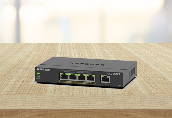  NETGEAR GS305EPP 4xGE PoE+(120), 1xGE,  GS305EPP-100PES -  6