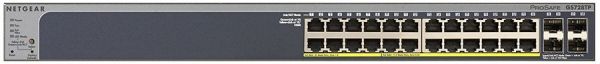  NETGEAR GS728TPv2 24x1GE PoE+ (190), 4xSFP,  L2 GS728TP-200EUS -  1