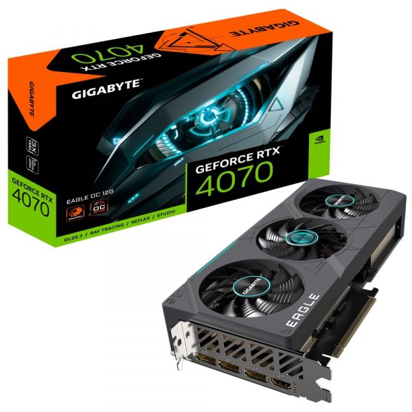 Gigabyte ³ GeForce RTX 4070 12GB GDDR6X EAGLE OC GV-N4070EAGLE_OC-12GD -  7