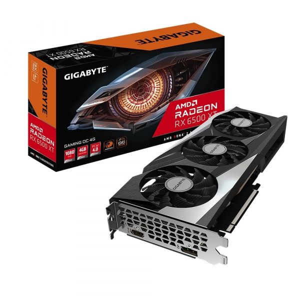  GIGABYTE Radeon RX 6500 XT 4GB GDDR6 Gaming OC GV-R65XTGAMING_OC-4GD -  9