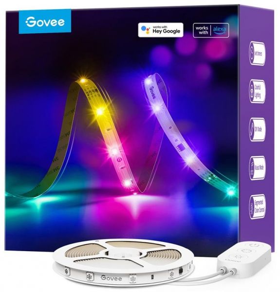 Govee    H618A RGBIC Basic Wi-Fi + Bluetooth LED Strip Light 5  H618A3D1 -  1