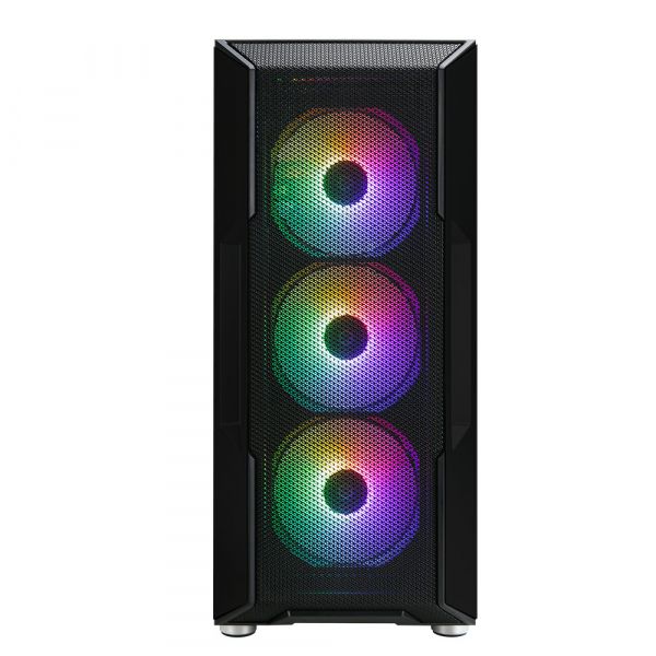  Zalman I3 NEO BLACK,  , 1xUSB3.0, 2xUSB2.0, 4x120mm RGB fans, TG Side Panel, ATX, Black I3NEOBLACK -  7