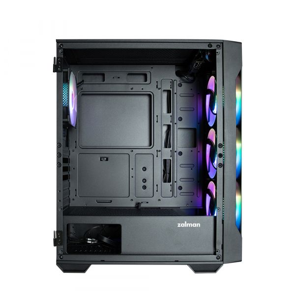  Zalman I3 Neo TG,  , 1xUSB3.0, 2xUSB2.0, 4x120mm RGB, TG Side/Front Panel, ATX,  I3NEOTGBLACK -  6