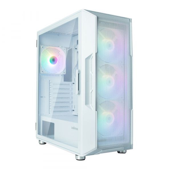  Zalman I3 Neo,  , 1xUSB3.0, 2xUSB2.0, 4x120mm RGB, TG Side Panel, ATX,  I3NEOWHITE -  2