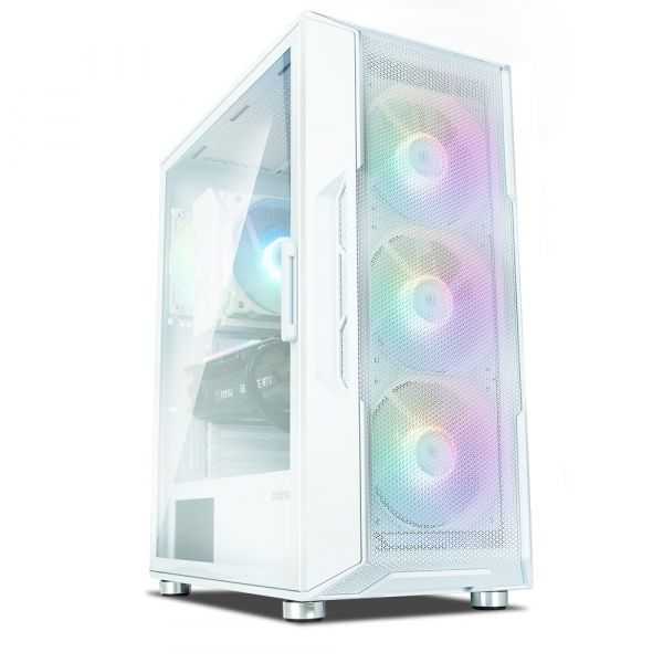  Zalman I3 Neo,  , 1xUSB3.0, 2xUSB2.0, 4x120mm RGB, TG Side Panel, ATX,  I3NEOWHITE -  1