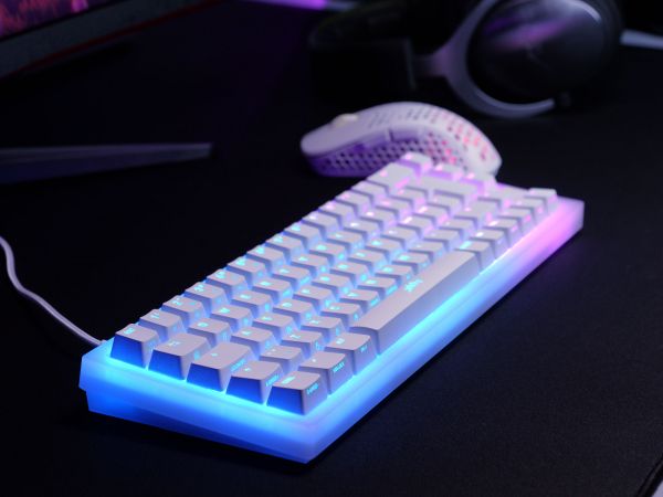 Cherry Xtrfy  K5 68 keys Kailh Red Hot-swap RGB White K5-RGB-CPT-TPWHITE-R-UKR -  2