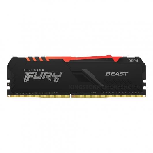 Kingston '  DDR4 8GB 3200 FURY Beast RGB KF432C16BB2A/8 -  1