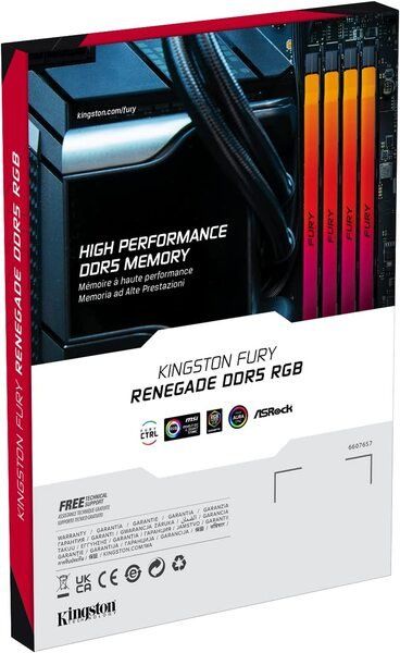 '  Kingston DDR5 16GB 6000 FURY Renegade RGB KF560C32RSA-16 -  3