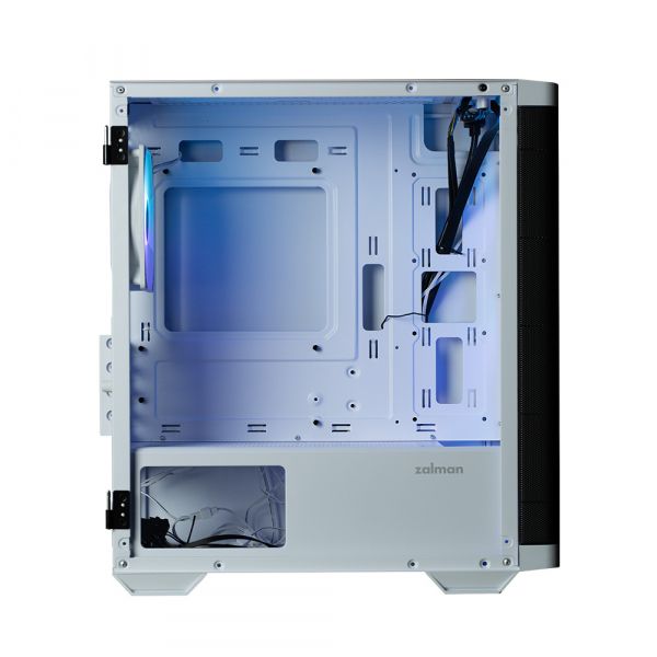 Zalman  M4   2xUSB3.0, 1xUSB2.0 4x120 ARGB VGA 320 LCS ready TG Side Window mATX  M4WHITE -  6