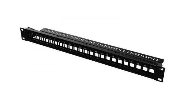  MIRSAN 19", 1U,   - 24 ,   Keystone RJ45,  MR.19P24P1U.01 -  1