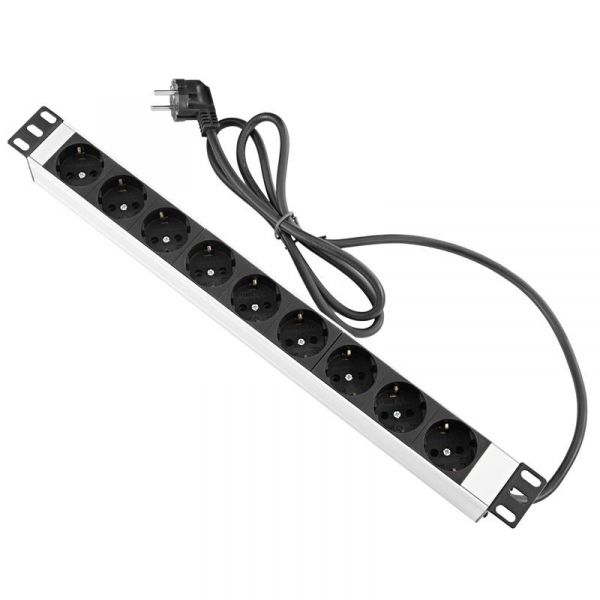    Schuko MIRSAN Group PDU 9XDIN49440  Schuko Group PDU,   1U,  ,  DIN 49441 MR.PRZ1U9.SC -  1