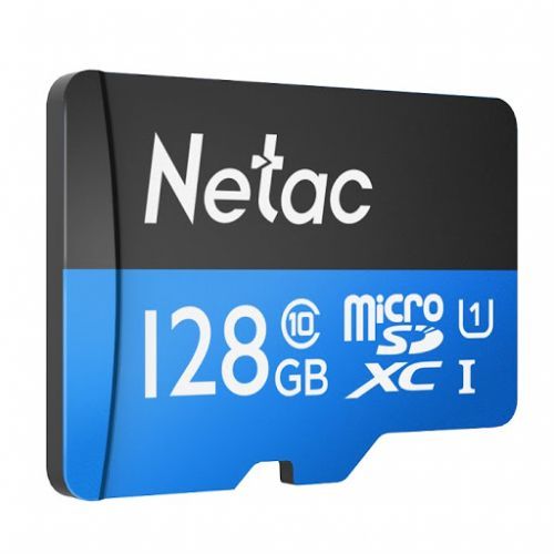  ' Netac  ' microSD 128GB C10 UHS-I R80MB/s + SD NT02P500STN-128G-R -  2