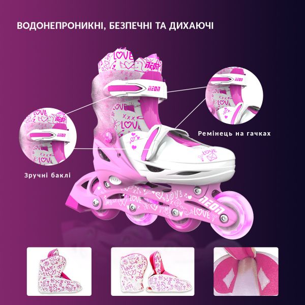 NEON  COMBO SKATES  ( 34-37) NT10P4 -  9