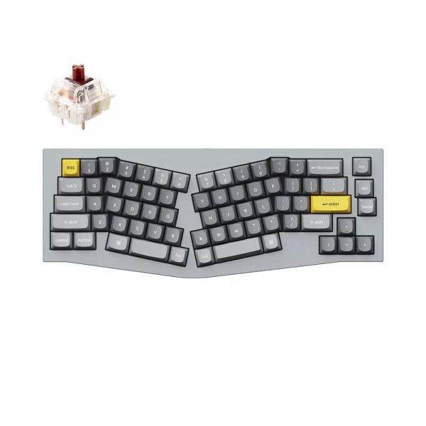   Keychron Q8 69Key, Gateron G PRO Red, USB-A, Hot-Swap, QMK, Knob, EN, RGB, ѳ Q8N1_KEYCHRON -  1