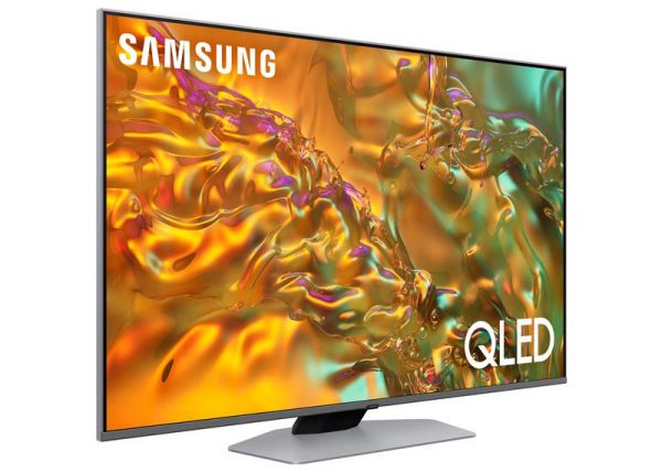  50" Samsung QLED 4K UHD 50Hz Smart Tizen Black QE50Q80DAUXUA -  1