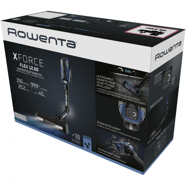   (11) Rowenta X-Force Flex 12.60 Auto Aqua RH98C8WO -  11