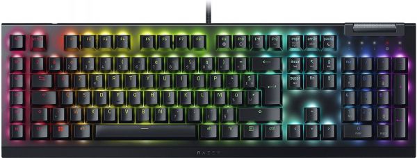   Razer BlackWidow V4 X, 110key, Yellow Switch, USB-A, EN/RU, RGB,  RZ03-04702500-R3R1 -  1