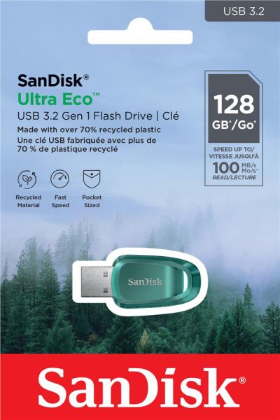 SanDisk  128GB USB 3.2 Gen 1 Ultra Eco SDCZ96-128G-G46 -  5