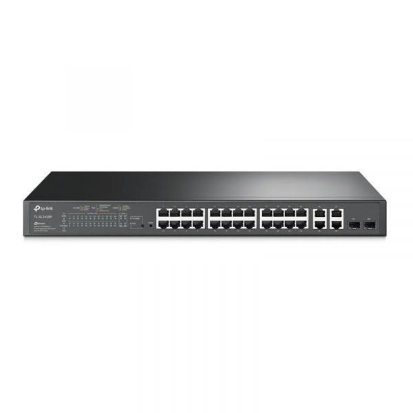 TP-Link  SL2428P 24xFE(24xPoE), 4xSFP, 250,  SL2428P -  1