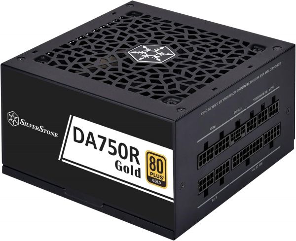   SilverStone Decathlon  (750W),  >90%, 80+ Gold, 120, 1xMB, 24pin(20+4), 2xCPU 8pin(4+4), 4xMolex, 8xSATA, 4xPCIe 8pin(6+2), 1 x 12V-2x6,  Fully modular SST-DA750R-GMA -  1