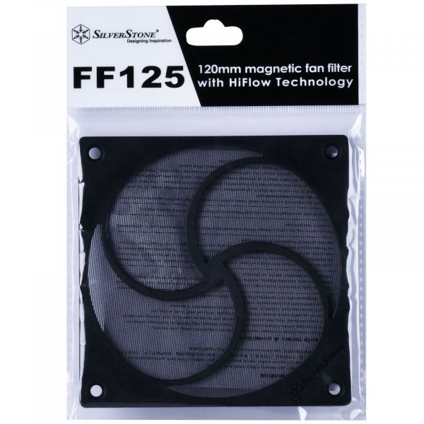 SilverStone       FF125B, 120mm, Black SST-FF125B -  9