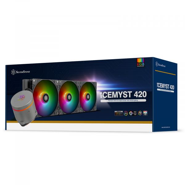    SilverStone IceMyst IM420-ARGB, LGA 1700, 2066, 2011, 1200, 115X, AM5, AM4, TDP350W,  SST-IM420-ARGB -  16