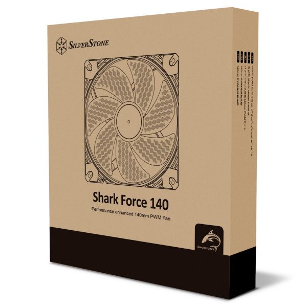   SilverStone Shark Force SF140B, 140mm, 2200rpm, 4pin PWM, 38.3dBa SST-SF140B -  17