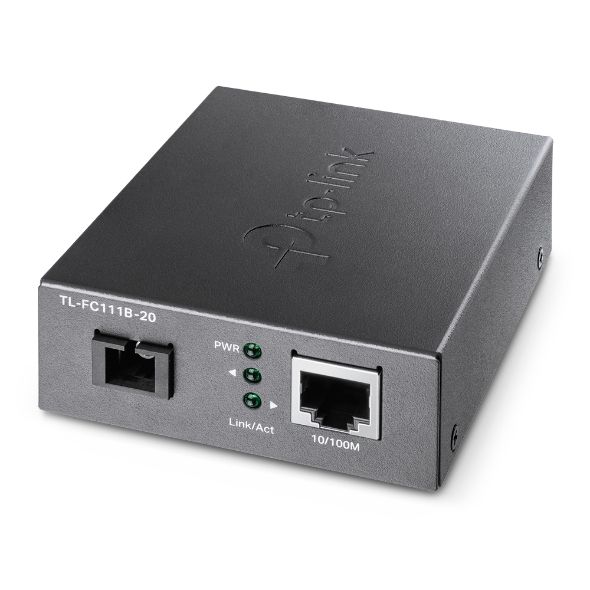  TP-LINK TL-FC111B-20 100Base-TX-100Base -FX WDM (TX 1310nm RX 1550nm) SM 20km SC TL-FC111B-20 -  1