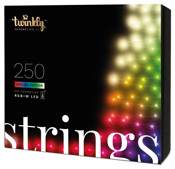 Smart LED  Twinkly Strings RGBW 250, Gen II, IP44,  20,   TWS250SPP-BEU -  1