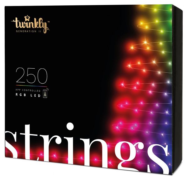 Smart LED  Twinkly Strings RGB 250, Gen II, IP44,  20,   TWS250STP-BEU -  1